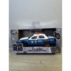 RICK GRIMES' FORD CROWN VICTORIA SHERIFF "WALKING DEAD" 1/32 CAR BY JADA 35728